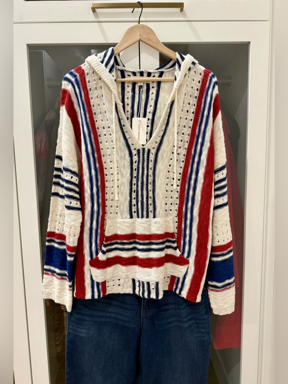 Brand New With Tags (NWT) Lucky Brand Baja Hoodie Sweater